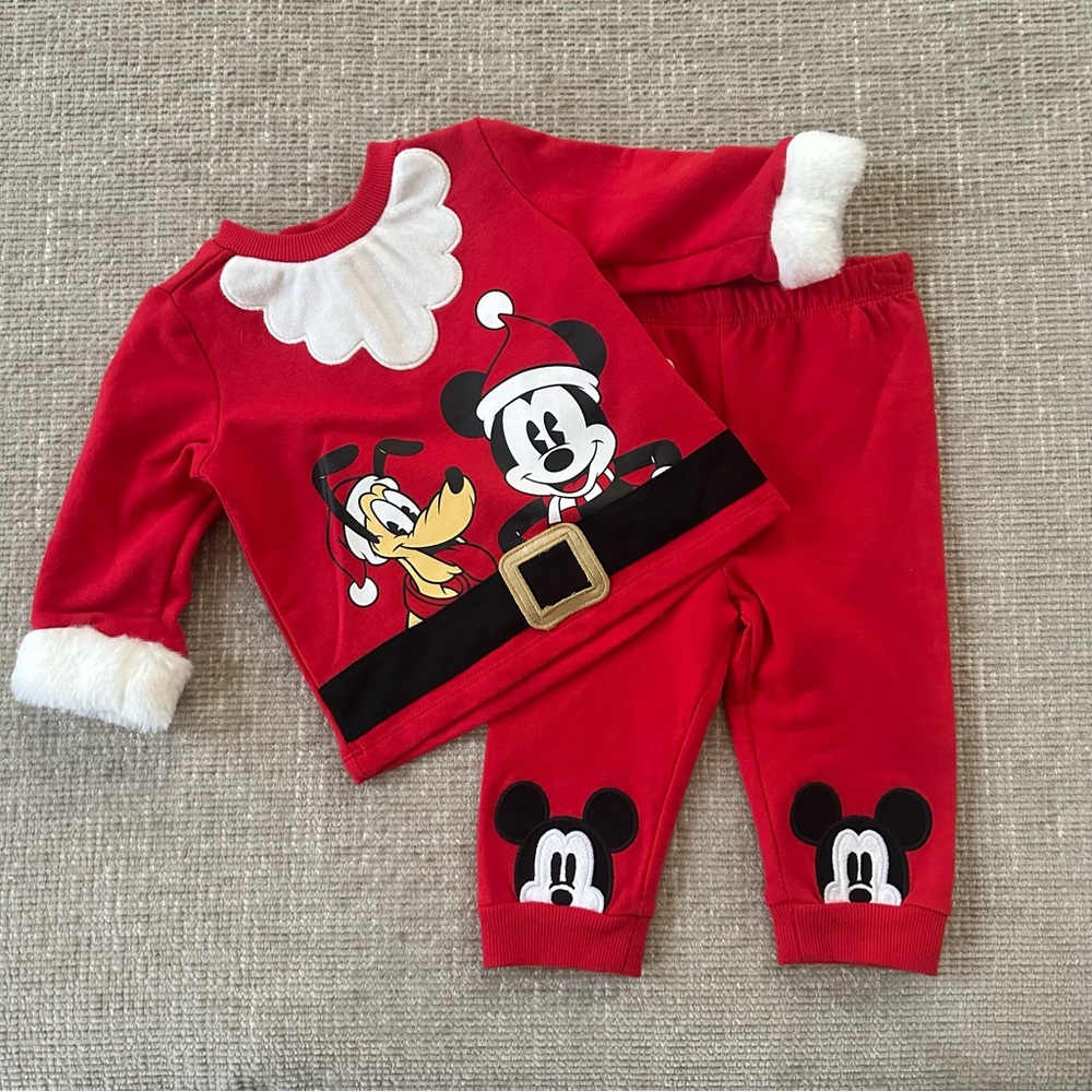 Disney Baby Mickey Mouse Christmas Outfit